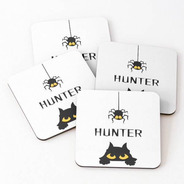Item preview, Cat and Spider Hunter - Minimalist Night Design designed and sold by ookiArt.