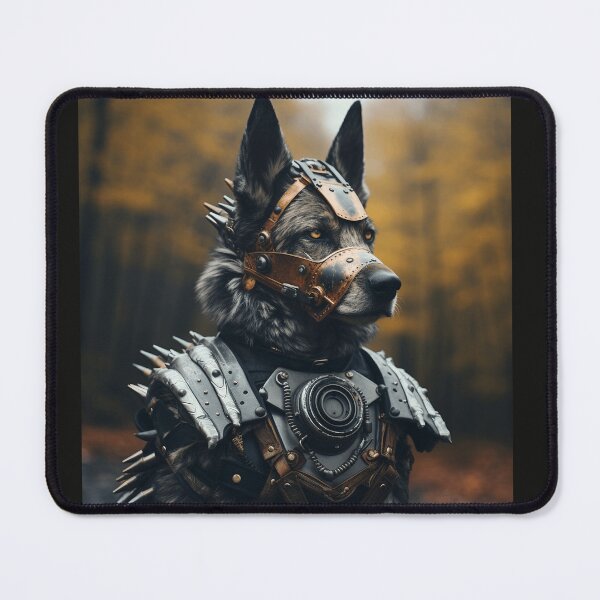 Item preview, Iron Fang – Guardian of the Wastelands designed and sold by Mirkoniart.