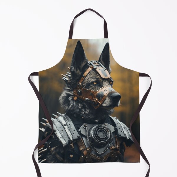 Item preview, Iron Fang – Guardian of the Wastelands designed and sold by Mirkoniart.