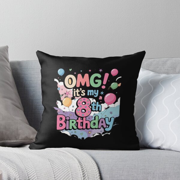 Item preview, OMG It's My 8th Birthday Girls Eight 8 Year Old Bday  designed and sold by Belkisallen.
