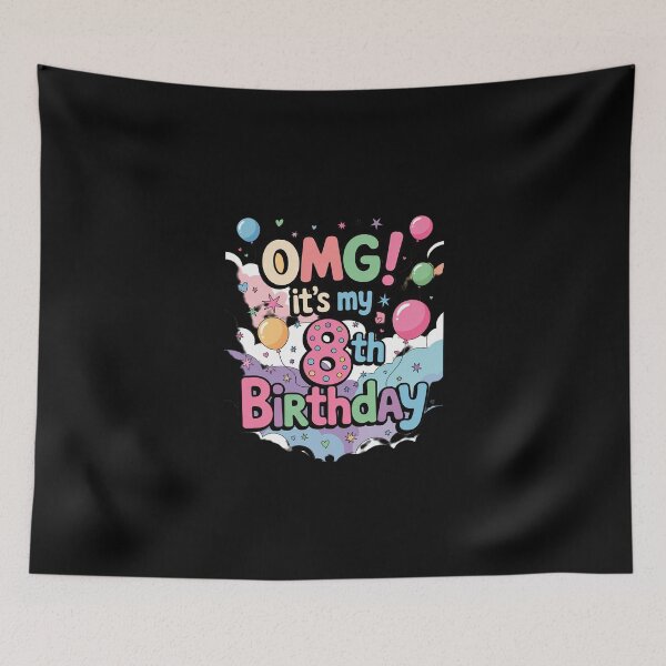 Item preview, OMG It's My 8th Birthday Girls Eight 8 Year Old Bday  designed and sold by Belkisallen.