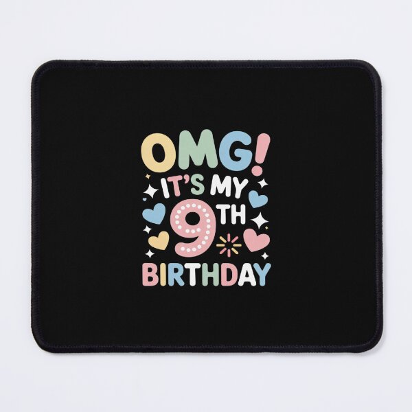 Item preview, OMG It's My 9th Birthday Girls Nine 9 Year Old Bday designed and sold by Belkisallen.