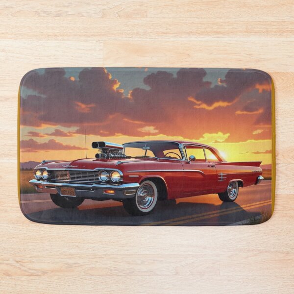 Item preview, Sunset Muscle Ride – Classic Power in Motion designed and sold by FotoworldEdel.