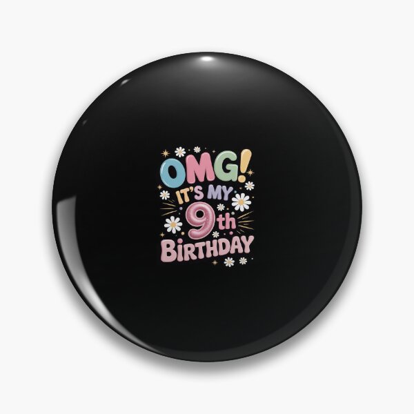 Item preview, OMG It's My 9th Birthday Girls Nine 9 Year Old Bday1  designed and sold by Belkisallen.