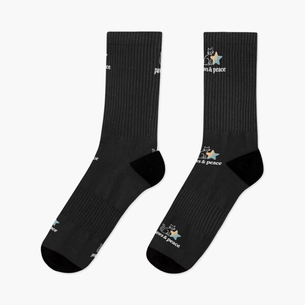 Aperçu de l'œuvre Paws & Peace – Design de chat minimaliste et élégant créée et vendue par HolisticFurArt.