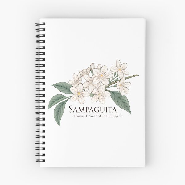 Item preview, Sampaguita National Flower of the Philippines – Elegant Jasmine Floral Design designed and sold by VividOrganica.