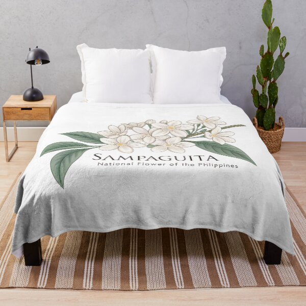 Item preview, Sampaguita National Flower of the Philippines – Elegant Jasmine Floral Design designed and sold by VividOrganica.