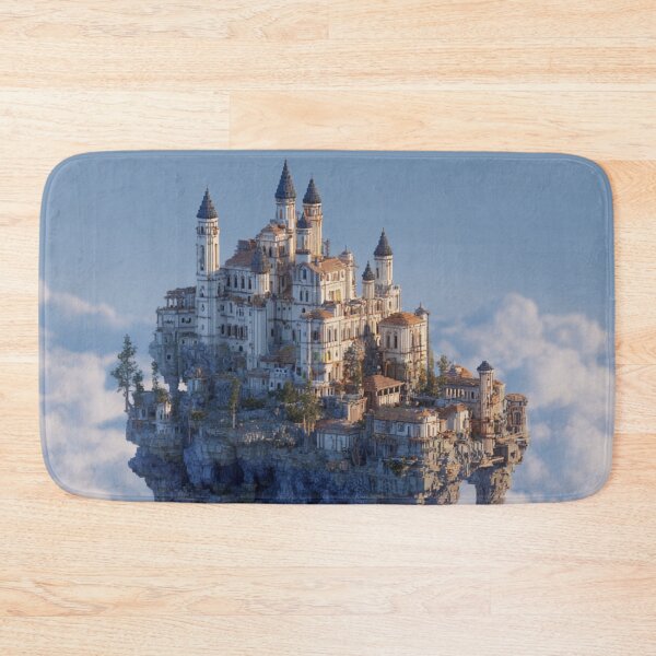 Item preview, Floating Fortress – Retro Futurism Sky Castle designed and sold by mliotard.