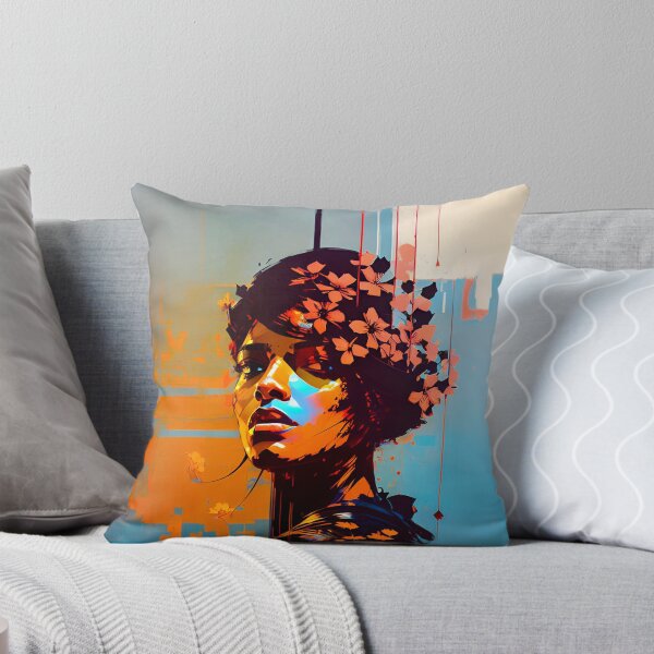 Item preview, Fragmented Grace - Portrait in Bloom designed and sold by HeavyHits.