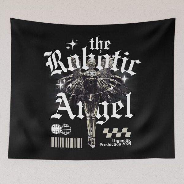 Item preview, Futuristic “Robotic Angel” – Sci-Fi Illustrative Design designed and sold by ShadeScapeArt.