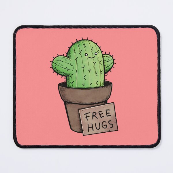 Item preview, Free Hugs Cactus designed and sold by Drawingvild.
