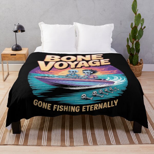 Item preview, skeleton fishing - spooky fisherman - halloween fishing - dark humor fishing - undead angler - bone fisherman - gothic fishing - creepy fishing - skull fisherman - macabre angler - ghost fish designed and sold by JansenGS.
