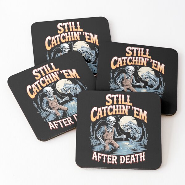 Item preview, skeleton fishing - eternal fishing - afterlife adventure - bone deep fishing - lake of lost lures - grim reaper fishing - spooky lake - death fishing - fishing never dies - ghostly fisherman designed and sold by JansenGS.