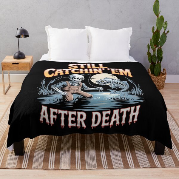 Item preview, skeleton fishing - eternal fishing - afterlife adventure - bone deep fishing - lake of lost lures - grim reaper fishing - spooky lake - death fishing - fishing never dies - ghostly fisherman designed and sold by JansenGS.