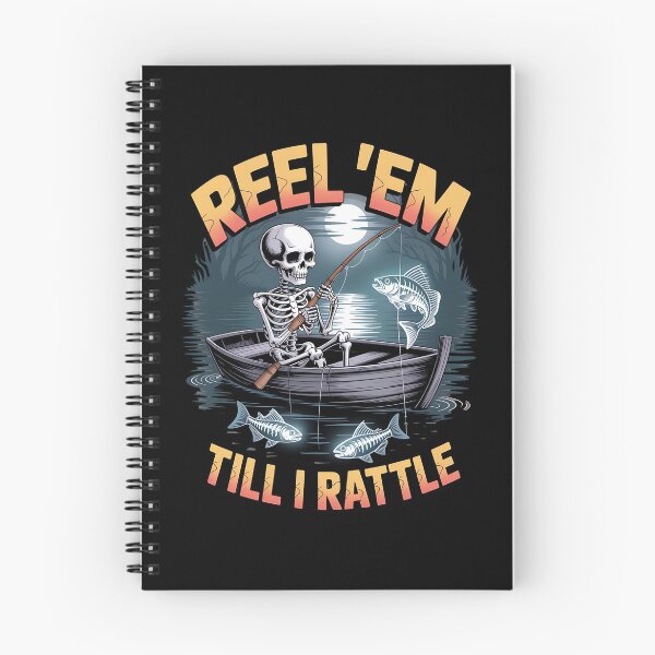 Item preview, skeleton fishing - spooky fisherman - halloween fishing - dark humor fishing - undead angler - bone fisherman - gothic fishing - creepy fishing - skull fisherman - macabre angler - ghost fish designed and sold by JansenGS.