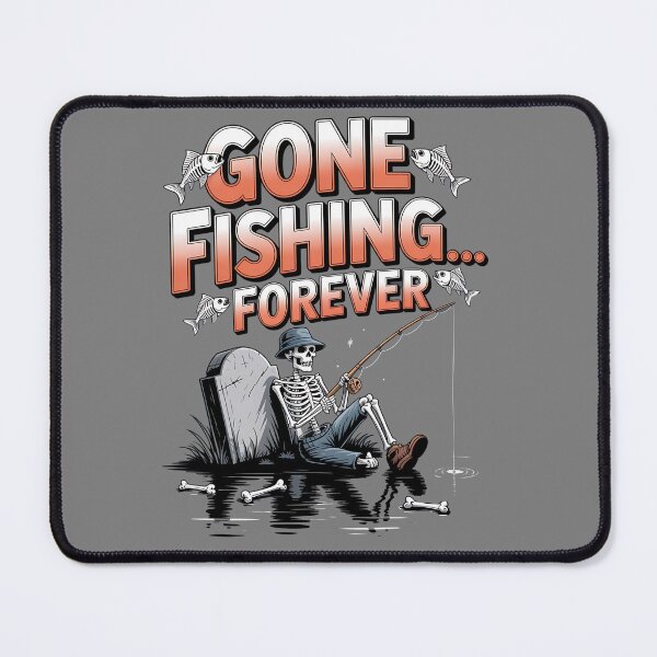 Item preview, skeleton fishing - eternal fishing - afterlife adventure - bone deep fishing - lake of lost lures - grim reaper fishing - spooky lake - death fishing - fishing never dies - ghostly fisherman designed and sold by JansenGS.