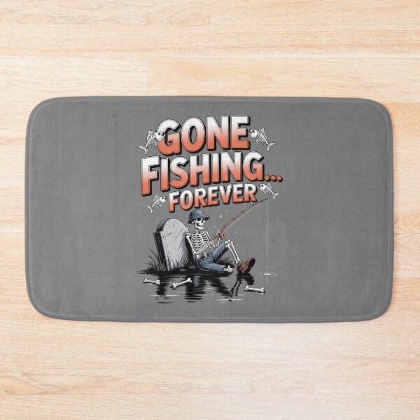 Item preview, skeleton fishing - eternal fishing - afterlife adventure - bone deep fishing - lake of lost lures - grim reaper fishing - spooky lake - death fishing - fishing never dies - ghostly fisherman designed and sold by JansenGS.