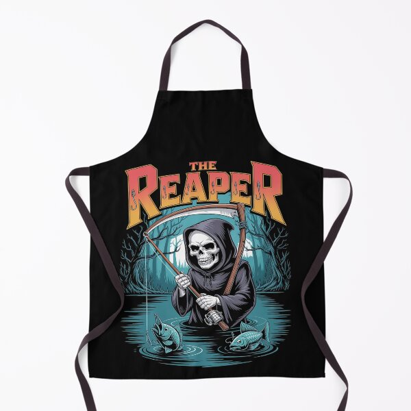 Item preview, skeleton fishing - spooky fisherman - halloween fishing - dark humor fishing - undead angler - bone fisherman - gothic fishing - creepy fishing - skull fisherman - macabre angler - ghost fish designed and sold by JansenGS.