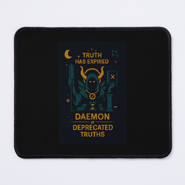 Item preview, 404 Mythos: Daemon of Deprecated Truths designed and sold by CTRL+ALT+Divine.