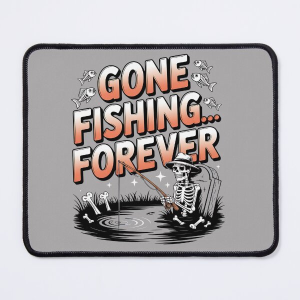 Item preview, skeleton fishing - eternal fishing - afterlife adventure - bone deep fishing - lake of lost lures - grim reaper fishing - spooky lake - death fishing - fishing never dies - ghostly fisherman designed and sold by JansenGS.