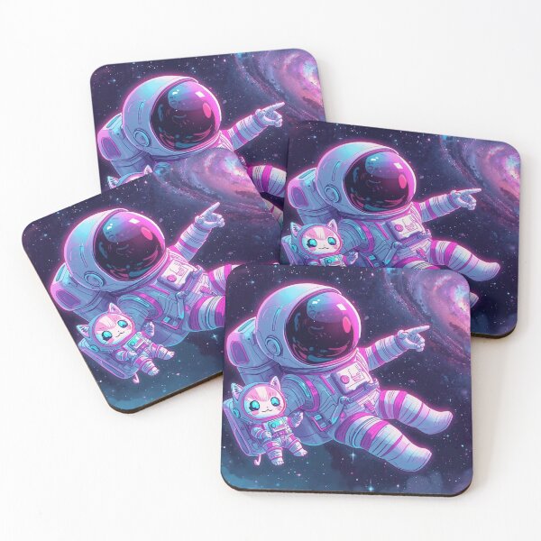 Item preview, Catstronaut designed and sold by Pastel & Neon art store.