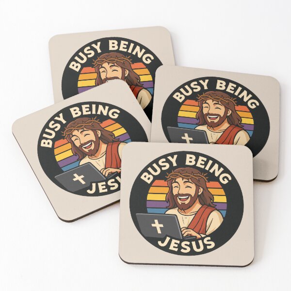 Item preview, Busy Being Jesus designed and sold by plushism.