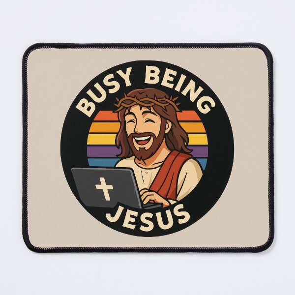 Item preview, Busy Being Jesus designed and sold by plushism.