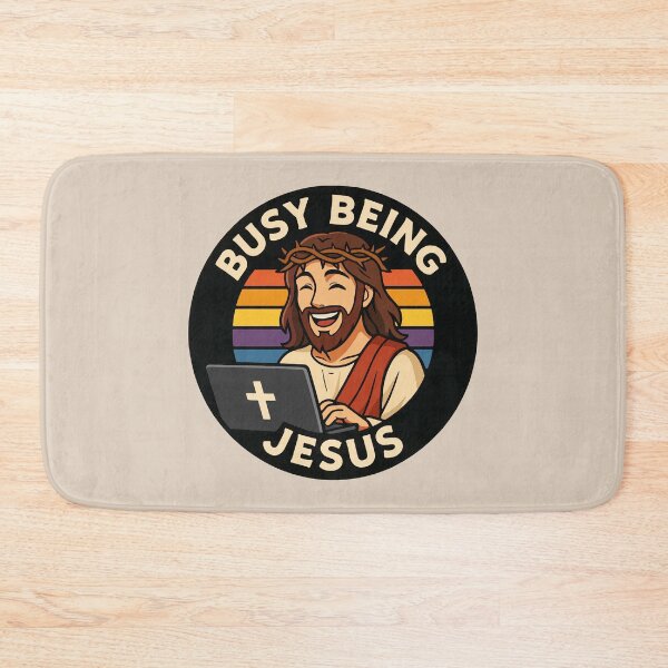 Item preview, Busy Being Jesus designed and sold by plushism.