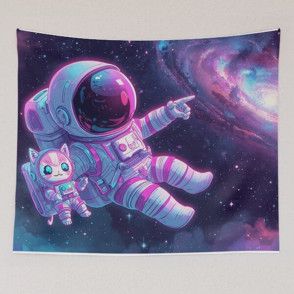 Item preview, Catstronaut designed and sold by Pastel & Neon art store.