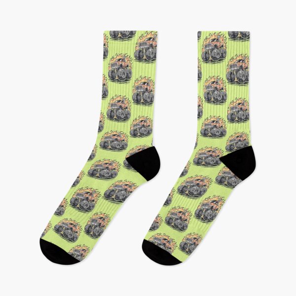Item preview, Fiery Monster Truck Wheels Graphic By Merch, Limited Edition, Perfect Gift For You And Friends designed and sold by BROSHERYLSHOP.