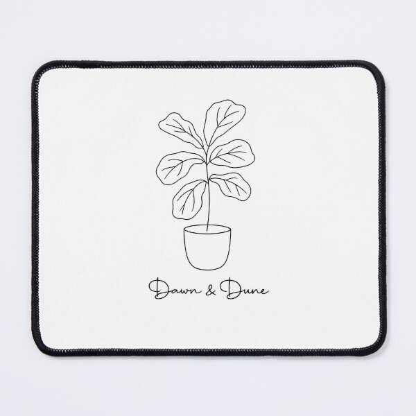Item preview, Fiddle-Leaf Fig Line Art — Minimal Botanical Print designed and sold by Dawn & Dune.