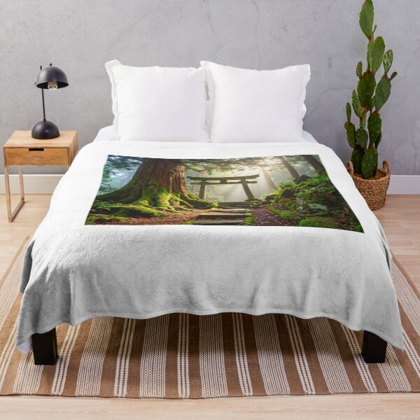 Item preview, Passage to the Sacred Forest designed and sold by Schoenenwald — Art Japonais, Zen & Nature.