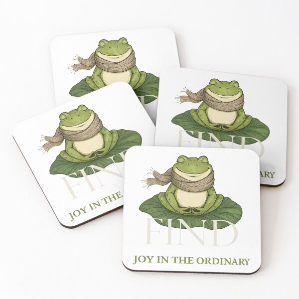 Item preview, Frog Find Joy in the Ordinary designed and sold by NatureStyle555.