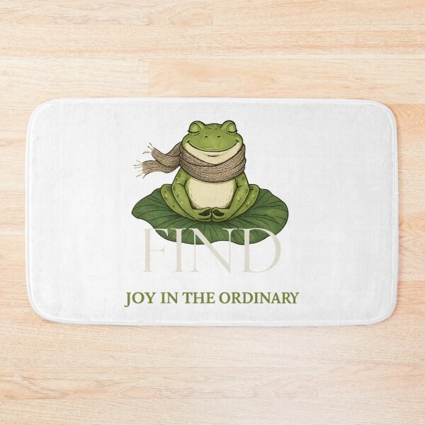 Item preview, Frog Find Joy in the Ordinary designed and sold by NatureStyle555.
