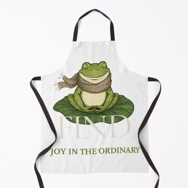 Item preview, Frog Find Joy in the Ordinary designed and sold by NatureStyle555.