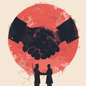 Artwork thumbnail, Friendship by Pastel & Neon art store
