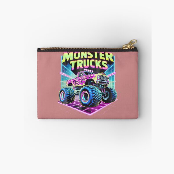 Item preview, Retro Monster Truck Birthday Bash Neon Flames By Merch, Limited Edition, Perfect Gift For You And F designed and sold by BROSHERYLSHOP.