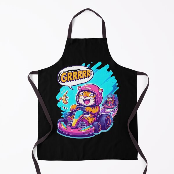 Item preview, Karting tigre designed and sold by Pastel & Neon art store.