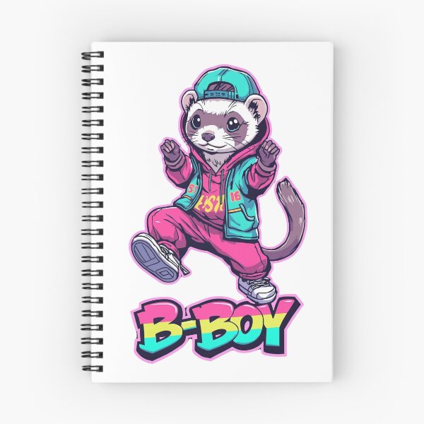 Item preview, B-boy ferret designed and sold by Pastel & Neon art store.