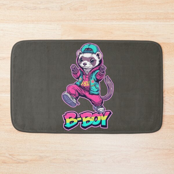 Item preview, B-boy ferret designed and sold by Pastel & Neon art store.