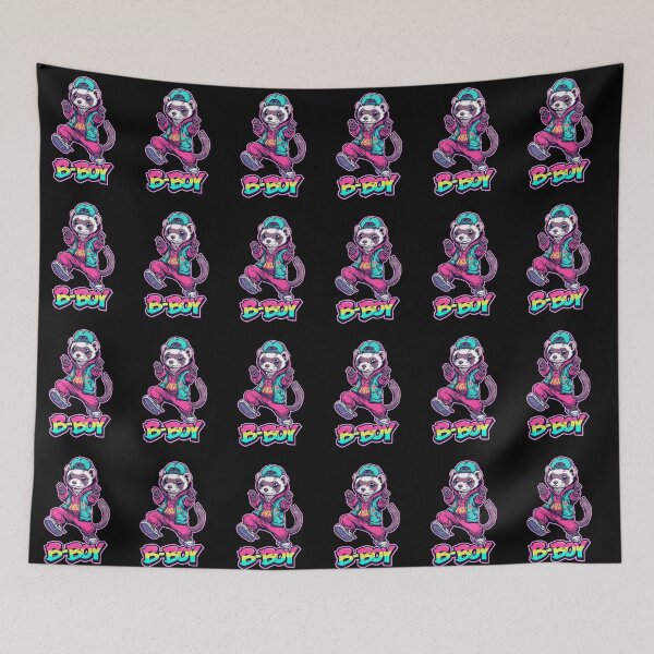 Item preview, B-boy ferret designed and sold by Pastel & Neon art store.