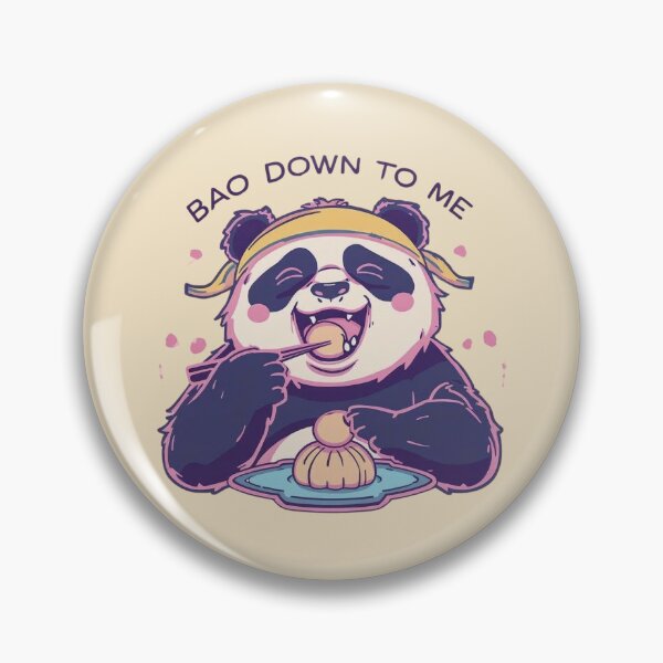 Artikelvorschau, Dicker Panda isst Bao entworfen und verkauft von Pastel & Neon art store.