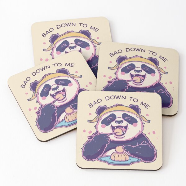 Item preview, Chubby Panda eating Bao designed and sold by Pastel & Neon art store.