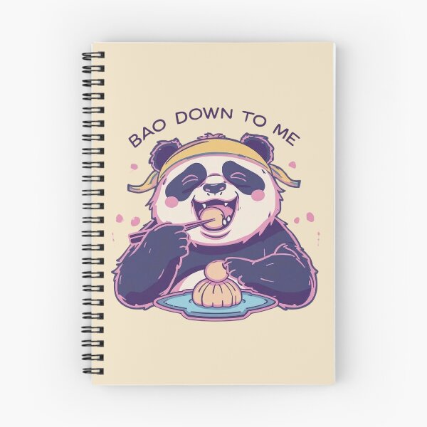 Item preview, Chubby Panda eating Bao designed and sold by Pastel & Neon art store.