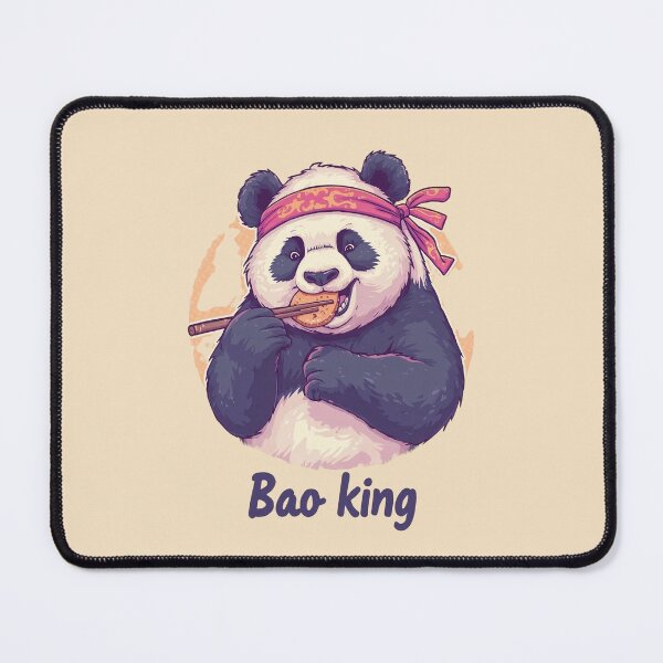 Item preview, Bao King Panda designed and sold by Pastel & Neon art store.