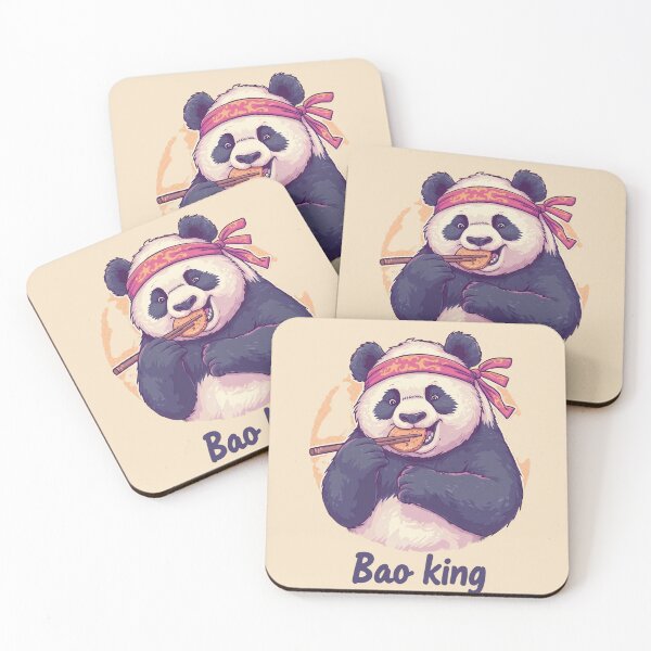 Item preview, Bao King Panda designed and sold by Pastel & Neon art store.
