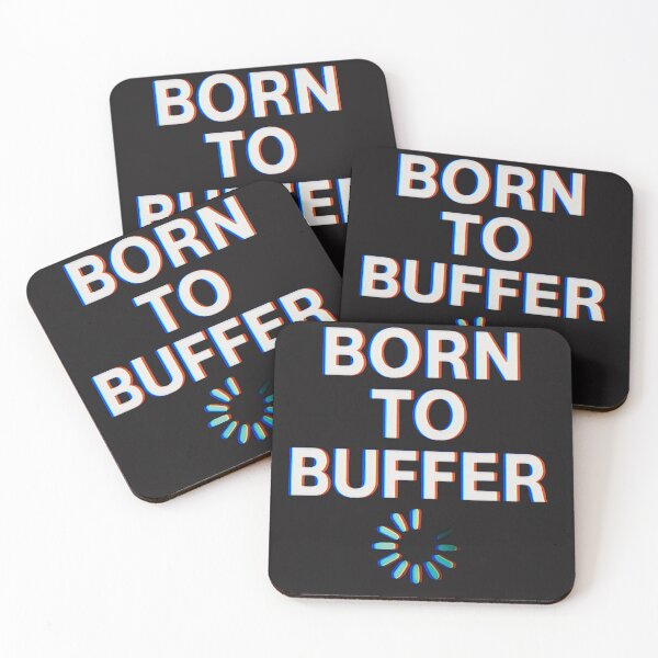 Item preview, Born to Buffer – Digital Irony Manifest designed and sold by Boldolka.