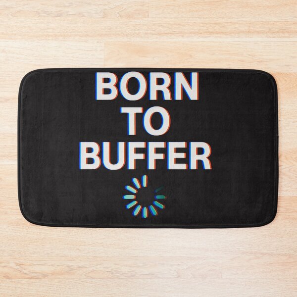 Item preview, Born to Buffer – Digital Irony Manifest designed and sold by Boldolka.