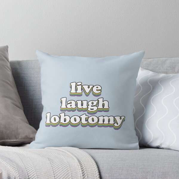 Item preview, Live Laugh Lobotomy – Sweet Decay Cute Chaos Retro Groovy Sayings designed and sold by SkeletonsDanger.