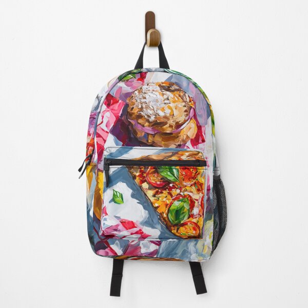 Item preview, Vibrant Summer Picnic – Colorful Food Art with Burgers, Pizza & Lemon Drinks designed and sold by Grafititee.